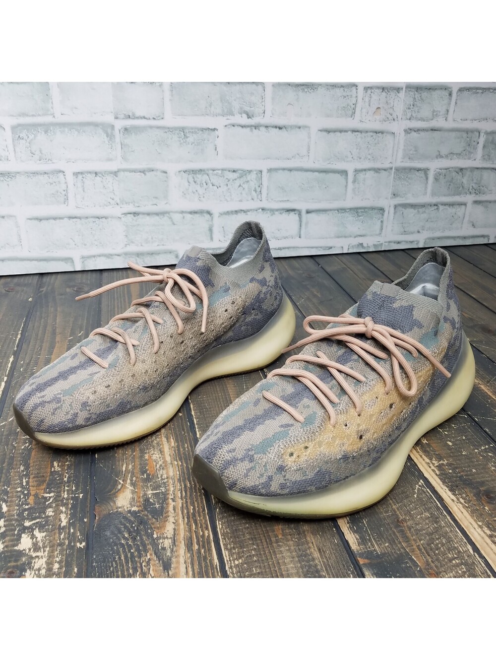 Adidas Yeezy Boost 380 MIST Men's 13 Gray Non Reflective Shoes Sneakers FX9764